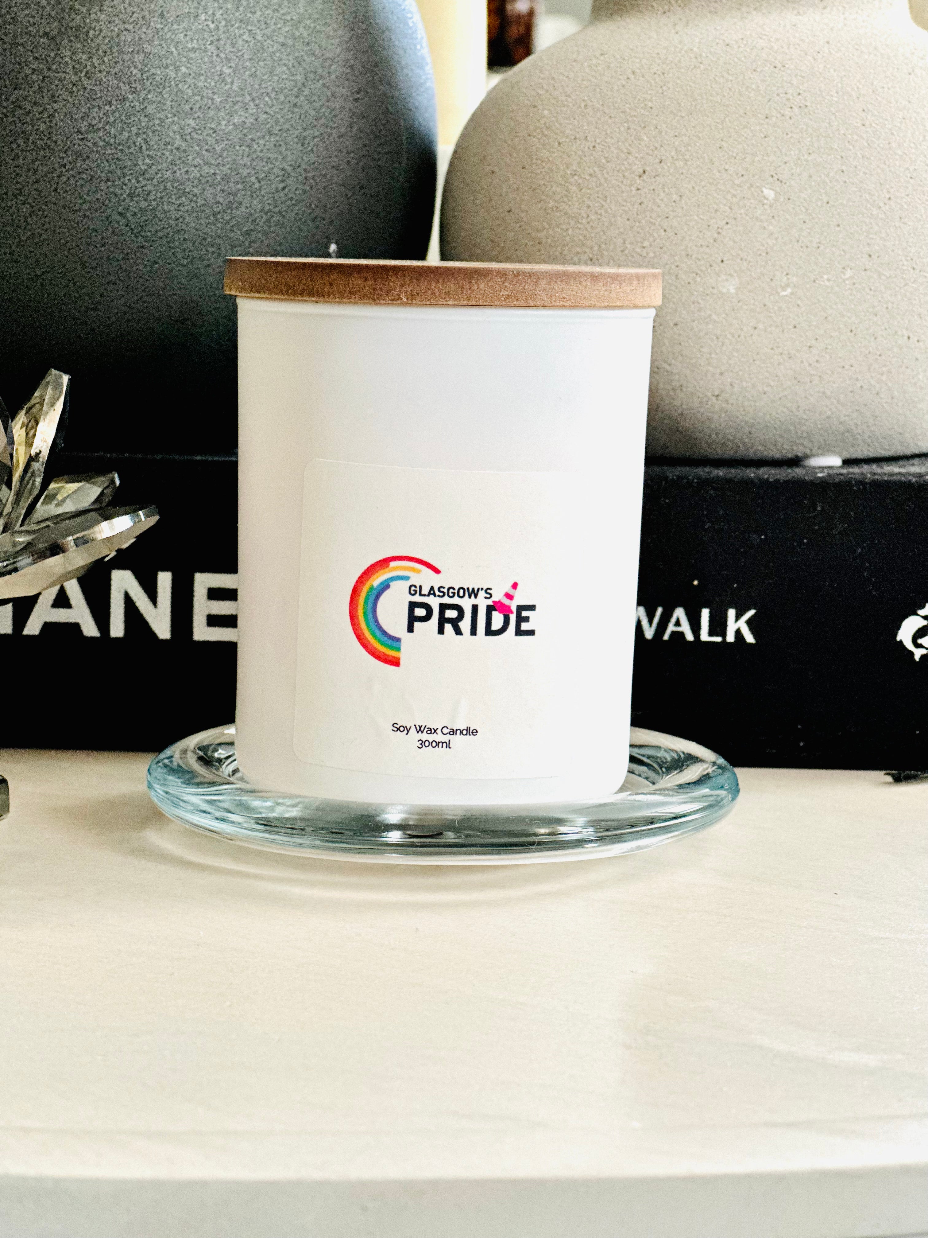 Pride Scented Glass Candle