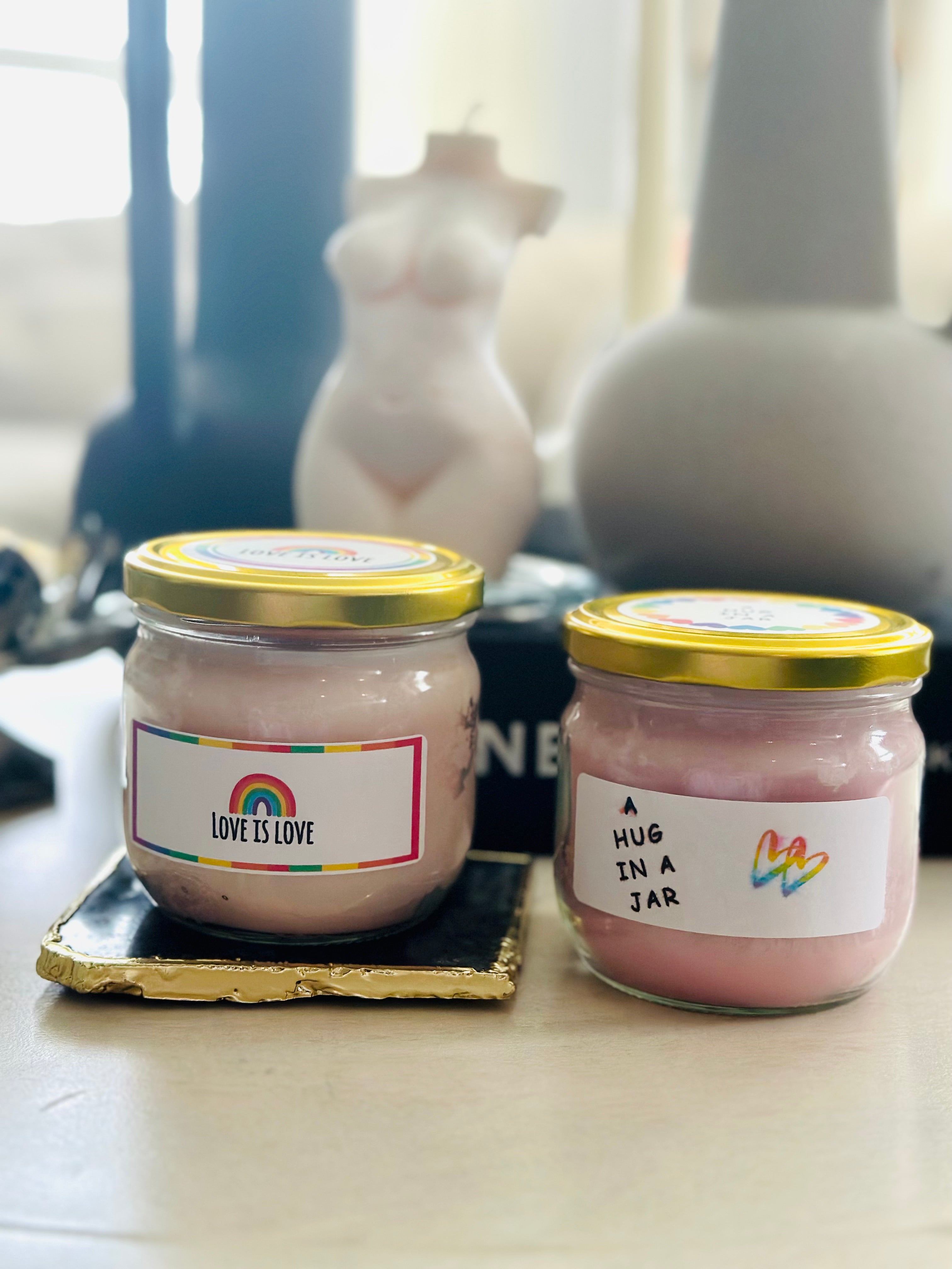 Celebrate love and diversity with our exclusive Pride Scented Candle Jar. Featuring a unique blend of scents that represent the vibrant and beautiful LGBT community, this candle is a symbol of inclusivity and support. Light it up and fill your space with love and acceptance.