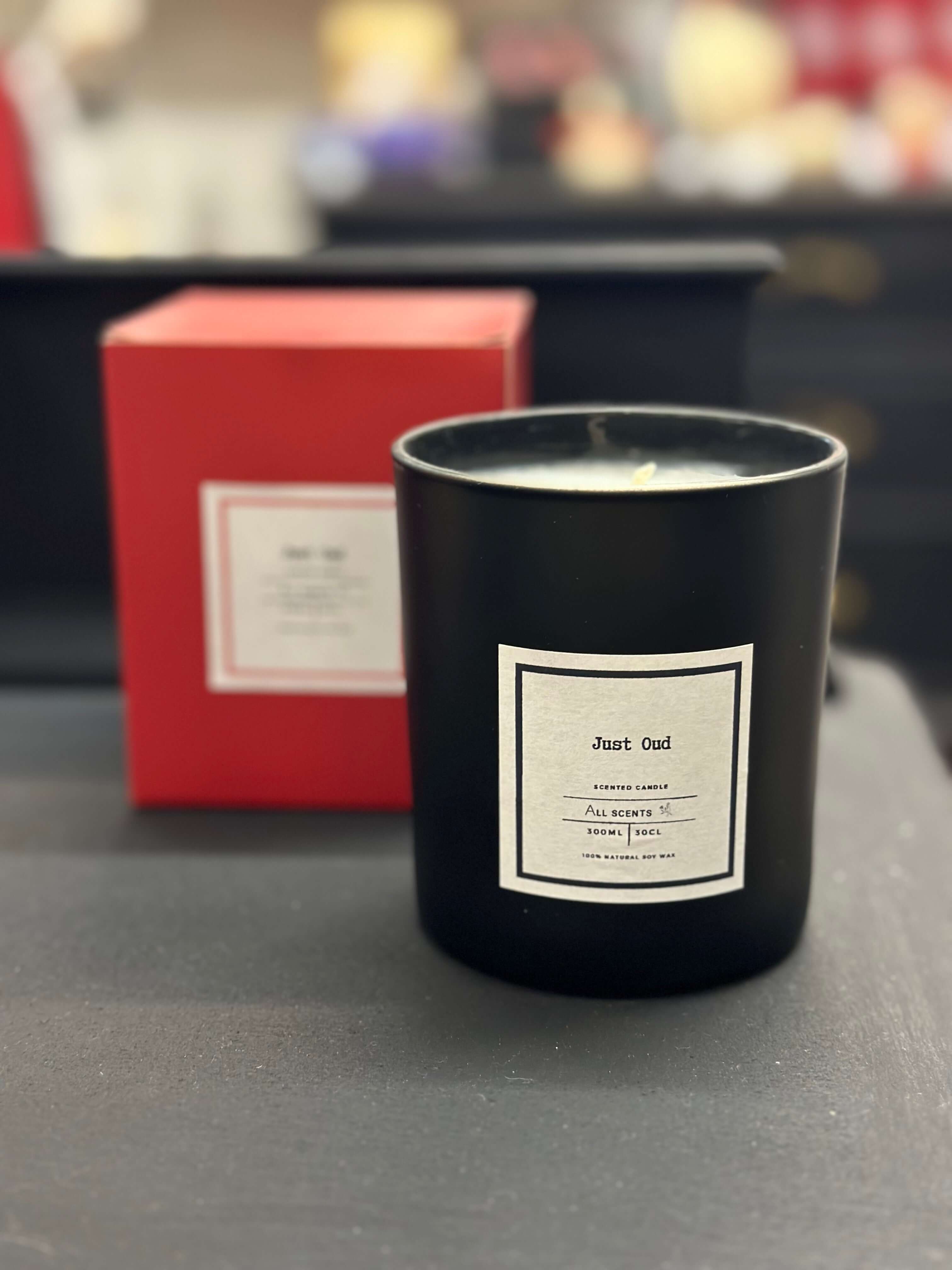 Matte Black Scented Candle - Signature Range