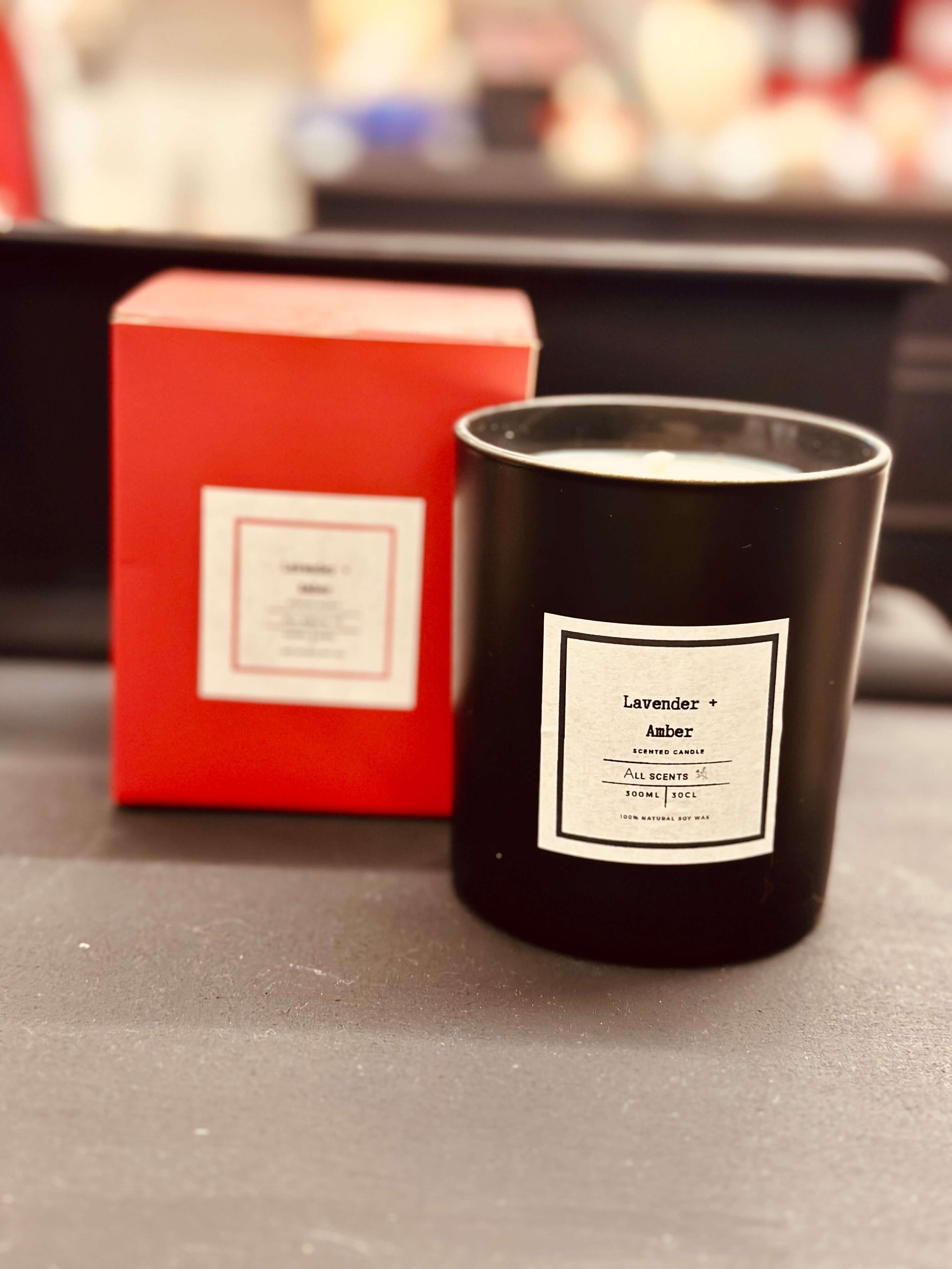 Black Pomegranate Scented Candle - Signature Range