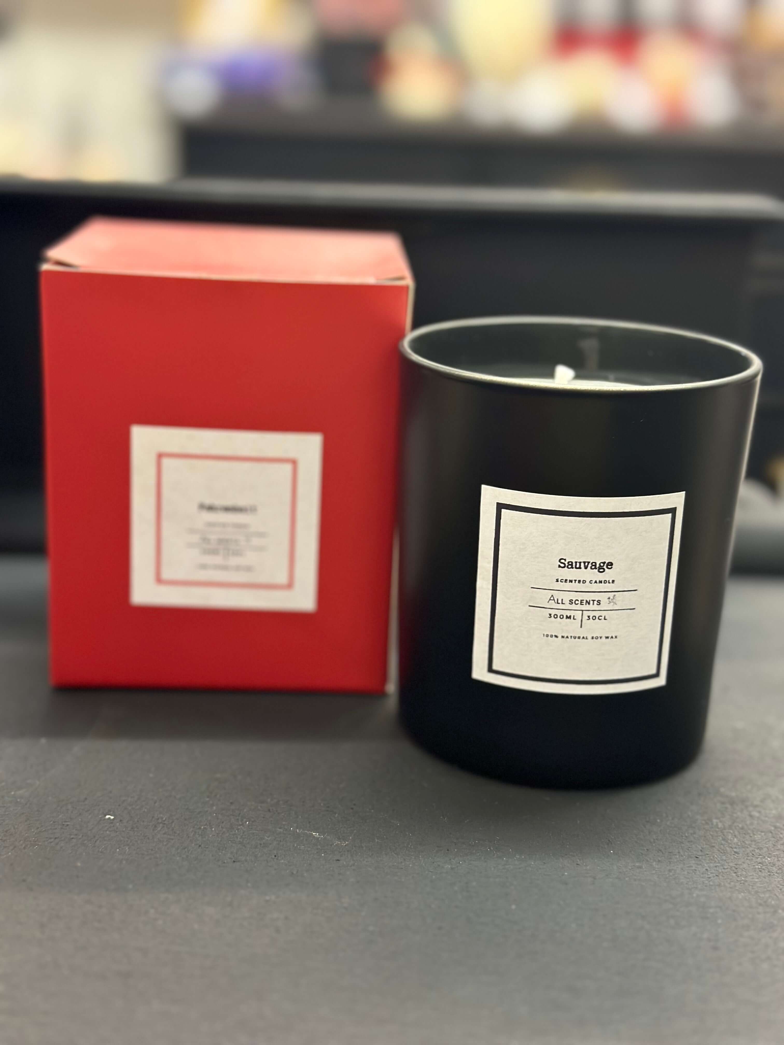 Matte Black Scented Candle - Signature Range