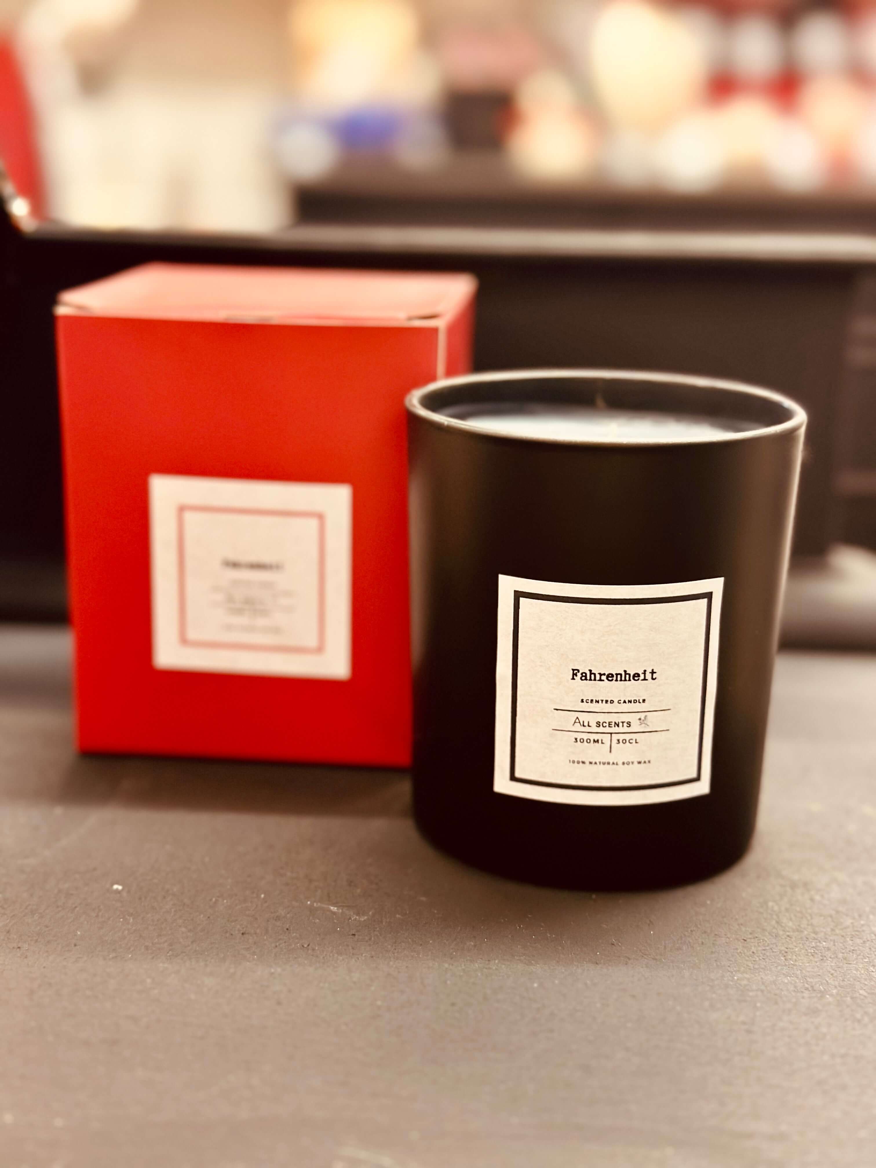 Matte Black Scented Candle - Signature Range