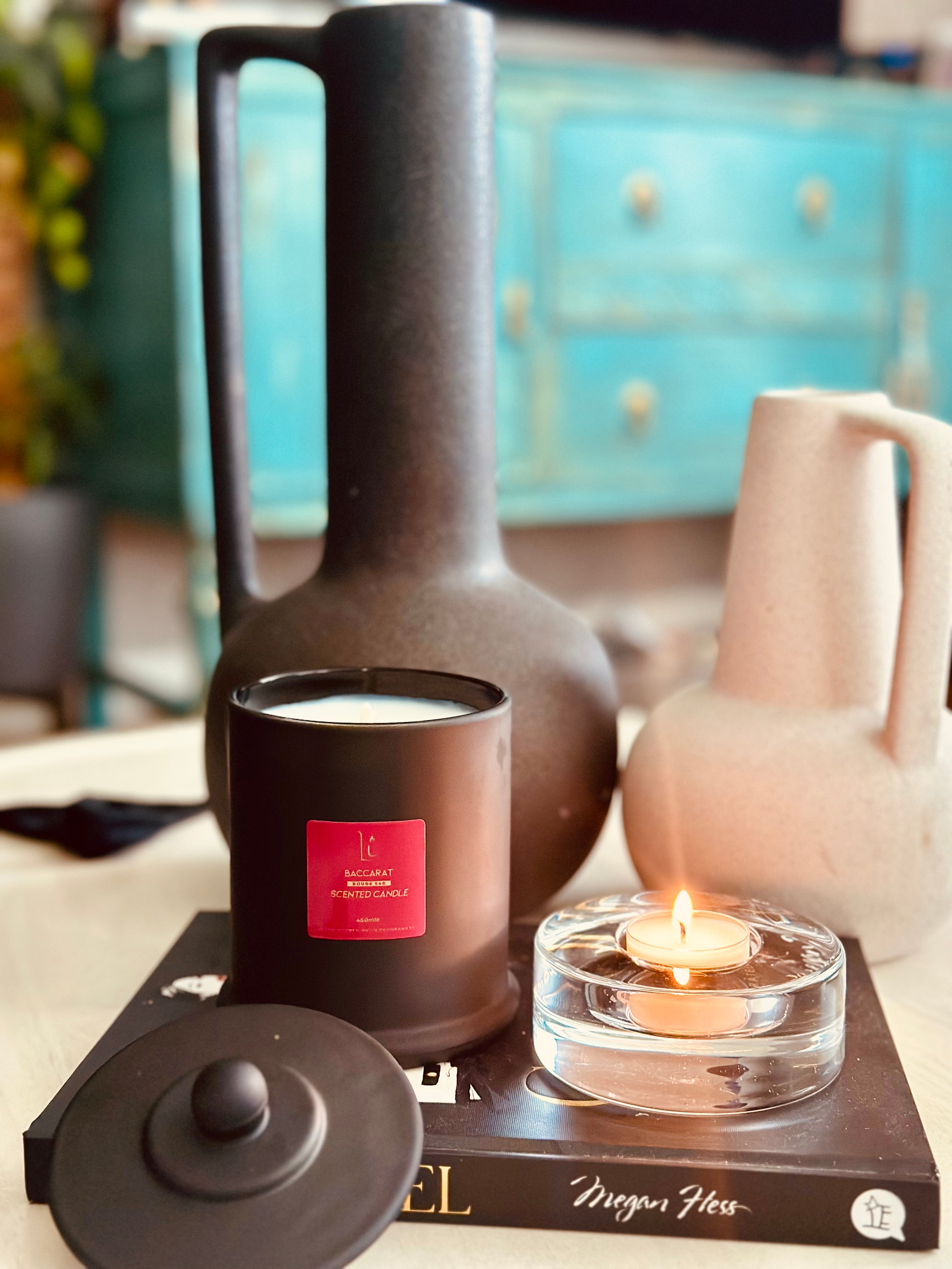 Naomi Luxury Scented Candle - Matte Black